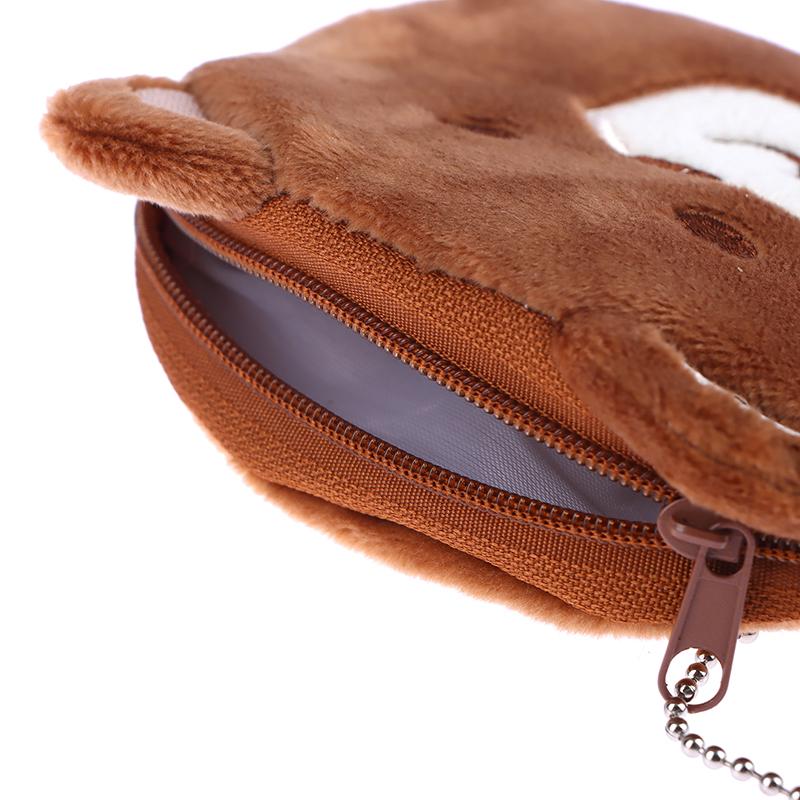 Tecknad plysch djurmyntväska Söt Panda Piggy Bear Kyckling Pengar Växlingspåse Liten plånbok förvaringsväska för barnpresenter