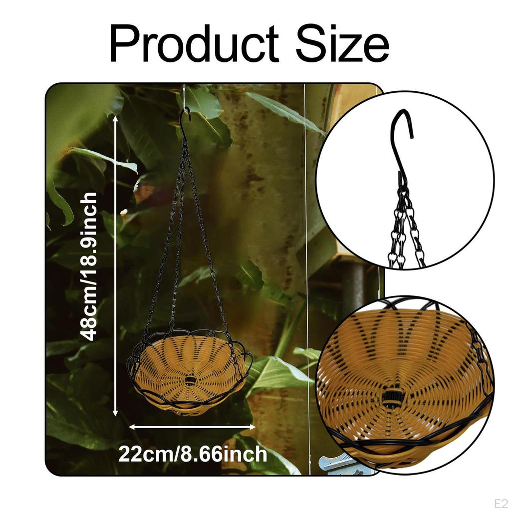 Hanging Bird Feeder Birdfeeder Attracting Wild Birds with Hook and Chain Hummingbird Feeding