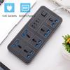 Power Strip With 6 AC Sockets & 3 USB 1 Type C Port 6FT Extension Cord Protector for Home Office Dorm Power Button