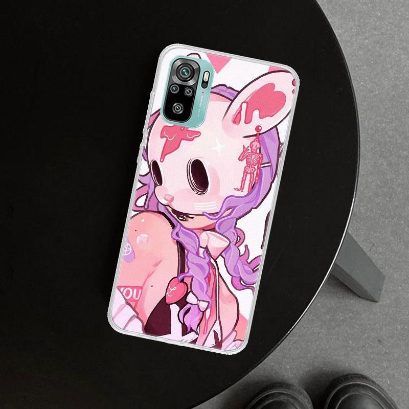 Cute Anime Girl INS Phone Case Cover for Xiaomi Redmi Note 15 14 13 12 11 Pro Plus 14S 12S 11S 11T 11E 10S 10 Customized Fundas