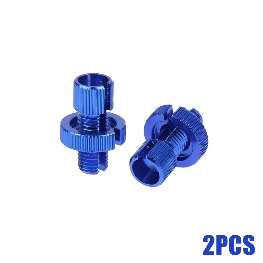 2pcs Motorcycle Handle Brake Hose M10 Screw Motorcycle Clutch Cable Aluminum Adjuster Clips Motorcycle Brake Cable Fixing Screws