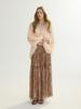 Sinseuden Vintage Paisley Long Skirt