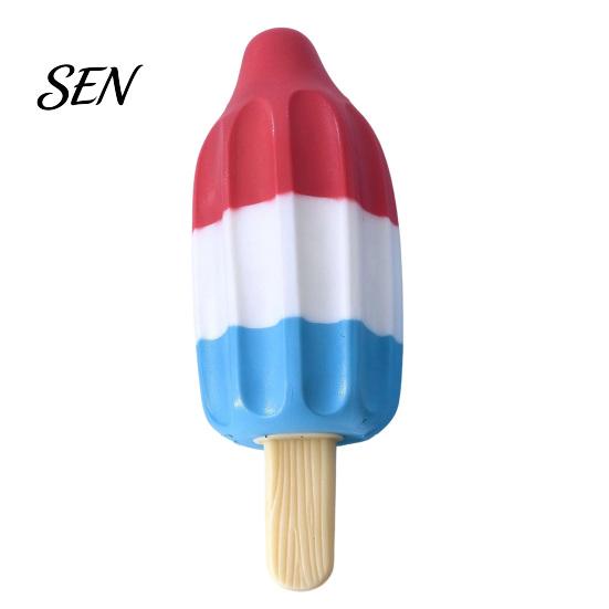 Squishy Toys for Adults Rocket Ice Cream Squeeze Toy, Cute Popsicle Shape Fidget Soft Anxiety Relief Gifts Rebound Stress Ball Relief, Gift Kids Desk