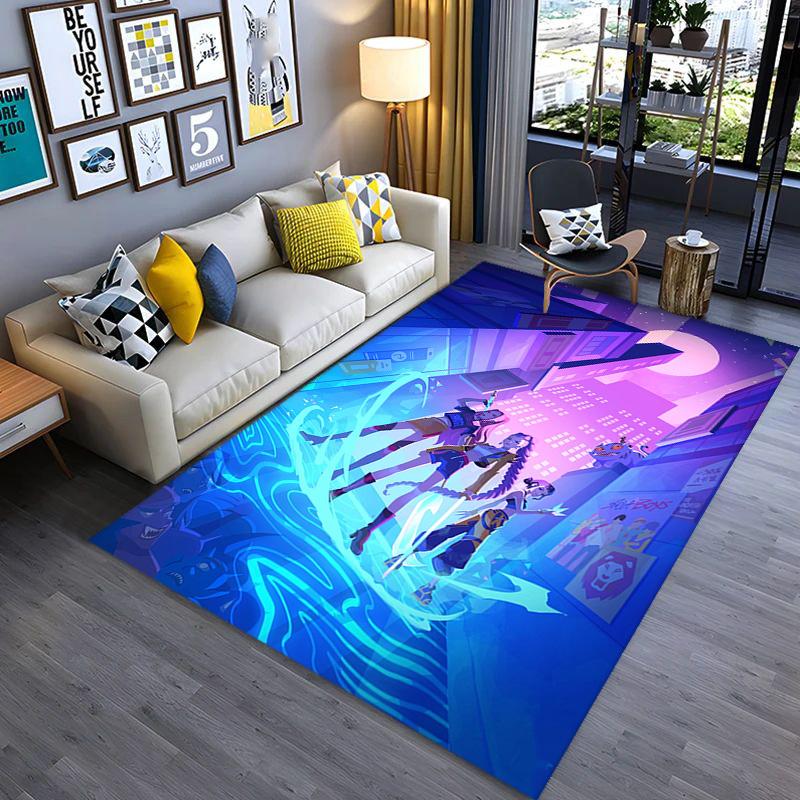 Dynamic Warriors: Action Adventure carpet Doormat Suitable for all seasons Art Office chair cushion Protective pad