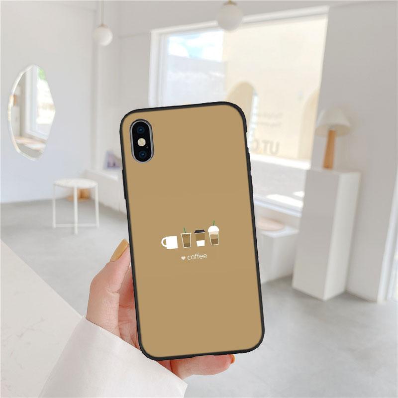 PP20 Coffee Time Phone Case for Samsung Galaxy A11 A12 A13 A15 A52S A53 A55 A56 A70 A71 A72 A73 F06 F16 F56 S10 Plus S10e
