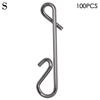 Quality Portable Stainless Steel Line tackle Barrel Swivel Connector Fast lock Fishing Hanging Snap