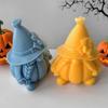 Nonstick Silicone Pumpkin Gnome Mold Figures Moulds Perfect for Crafting Enthusiasts Making Candle Soaps or Ice Cubes