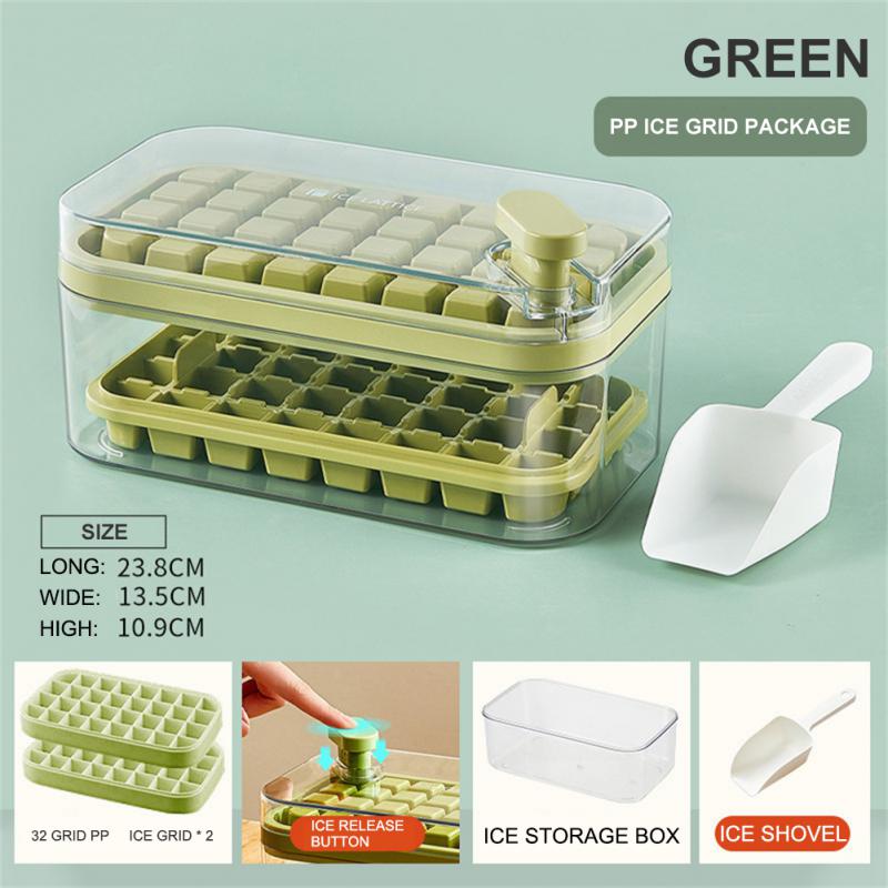 

Силиконовая форма для подноса с крышкой, ящик для хранения, извлекается одним щелчком, льдогенератор, инструменты для коктейлей и виски