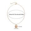 Retro Court Tulip Clavicle Necklace: Pink-Purple Gradient Flower Drip