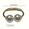 2Pcs Bohemian-style Golden Curtain Tiebacks With Artificial Pearls Stylish Home Decor Curtain Tiebacks, Suitable For Sheer Curtains, Bath Accessories