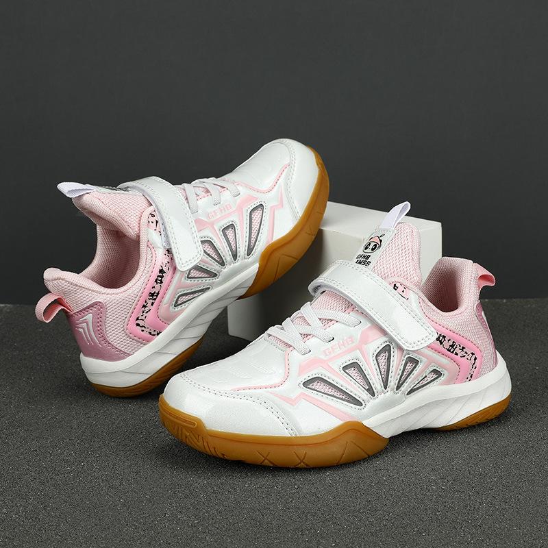 Kung Fu Partner Children's Sports Shoes Badminton Boys Shoes 2025 New Girls Lightweight Breathable Professional Training Shoes