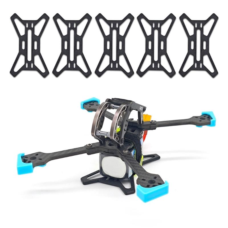 5PCS PETG Drones Battery Base Protector Plate Lightweighted Designing Easy Installation For 38mm UAV Battery
