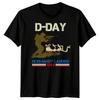 Familj Soldat D-dagen T-shirt Tee 1944 Andra världskriget Normandie Militärhistoria #DD