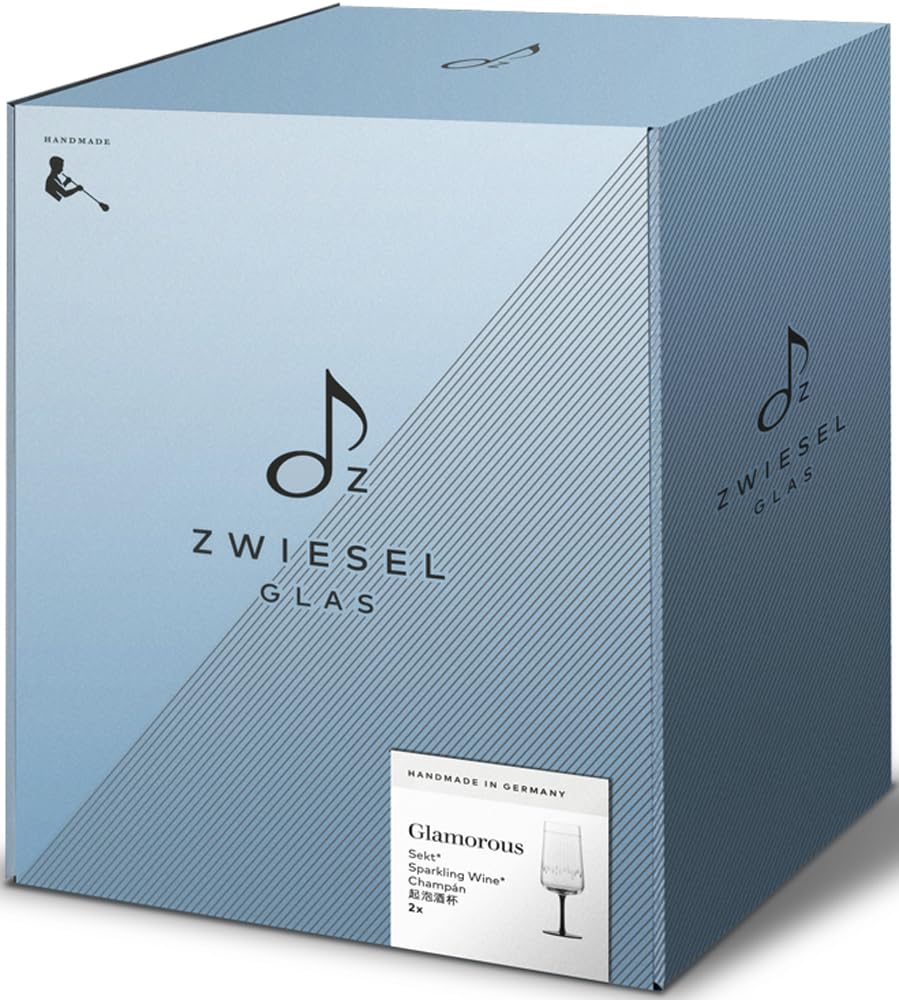 ZWIESEL Glamorous Champagne Glass for Champagne and Sparkling Wine, Champagne EP, 1 Glass, Handmade, Model S121611
