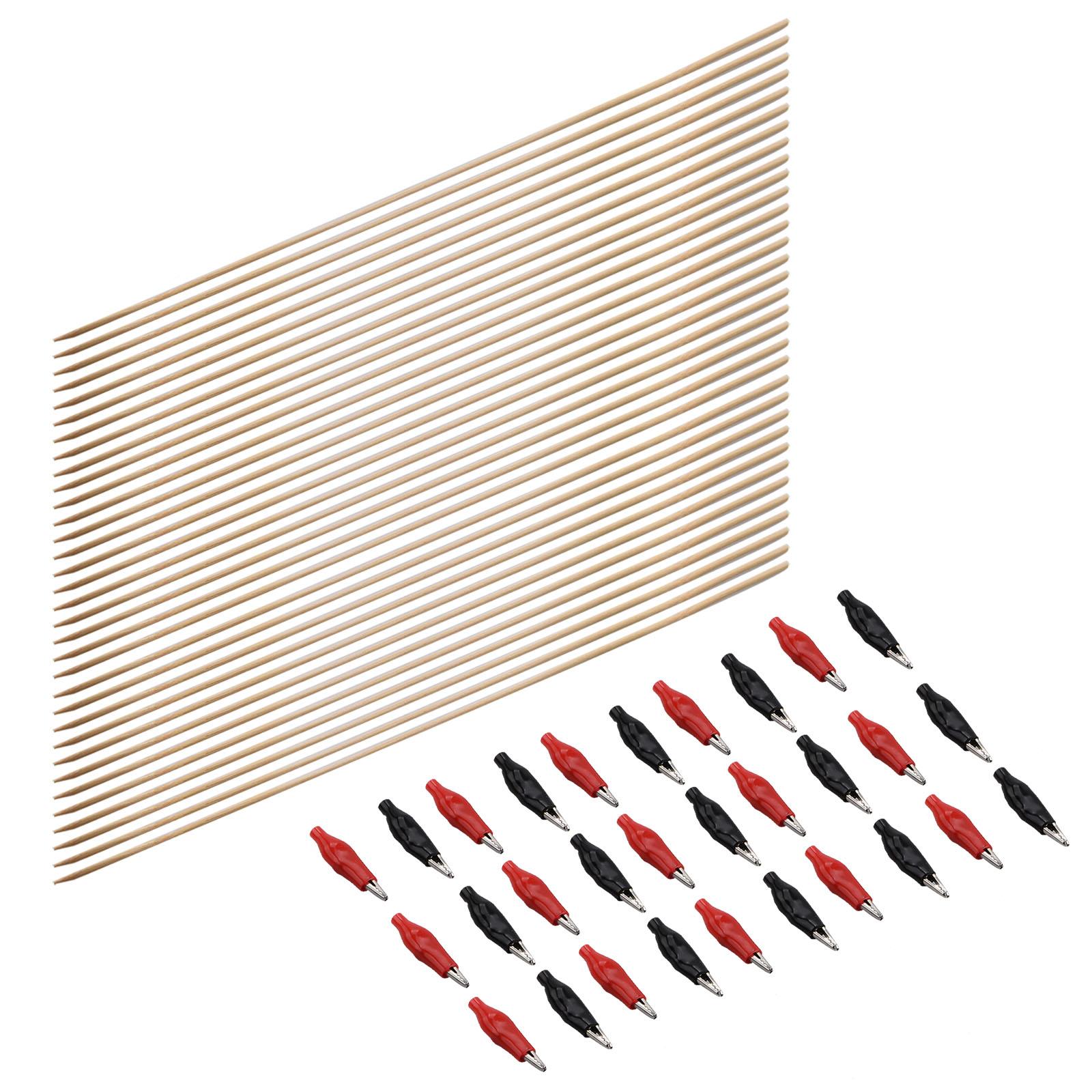 

30pcs Alligator Clips Stick DIY Electrical Clamp Airbrush Modeler Kit Sprayed Parts Holding Stick for Gundam Toys Building Paint United States