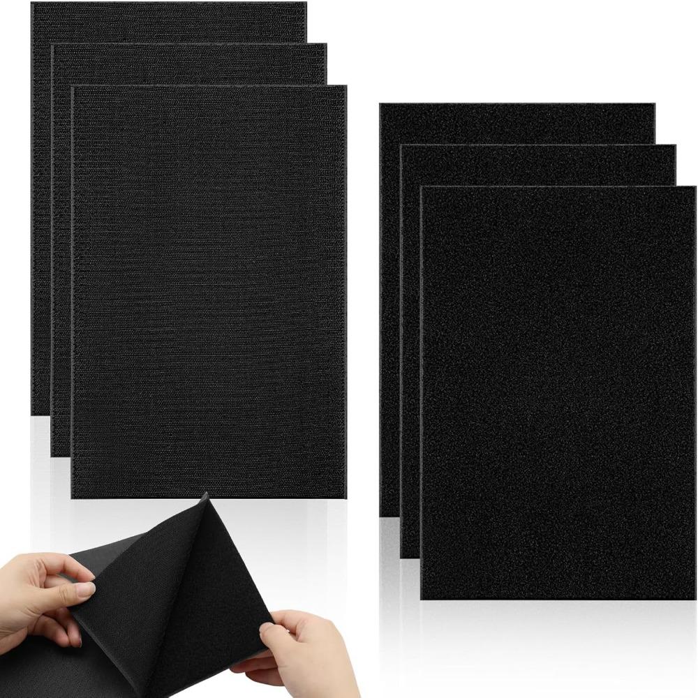 6 pieces of black magic patch 20x30cm, 3 pieces of hook + 3 pieces of gross YQ. 6 pieces in pack 20*30cm