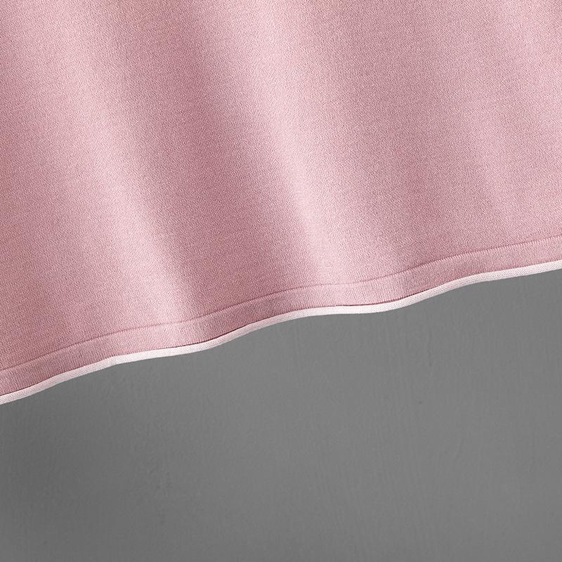 Women's Ice Silk Knitted Suits Summer O Neck Short Sleeve Long Pants Large Two Piece Set