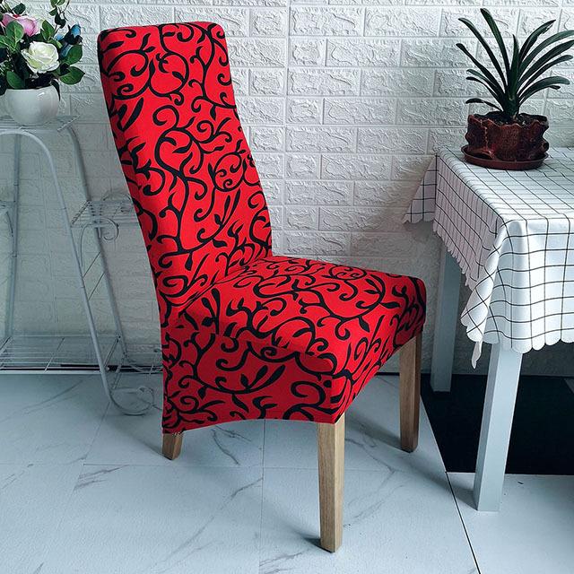 Airldianer Long Back Chair Cover Europe Style Big Size Seat Chair Covers Restaurant Hotel Party Banquet Slipcovers