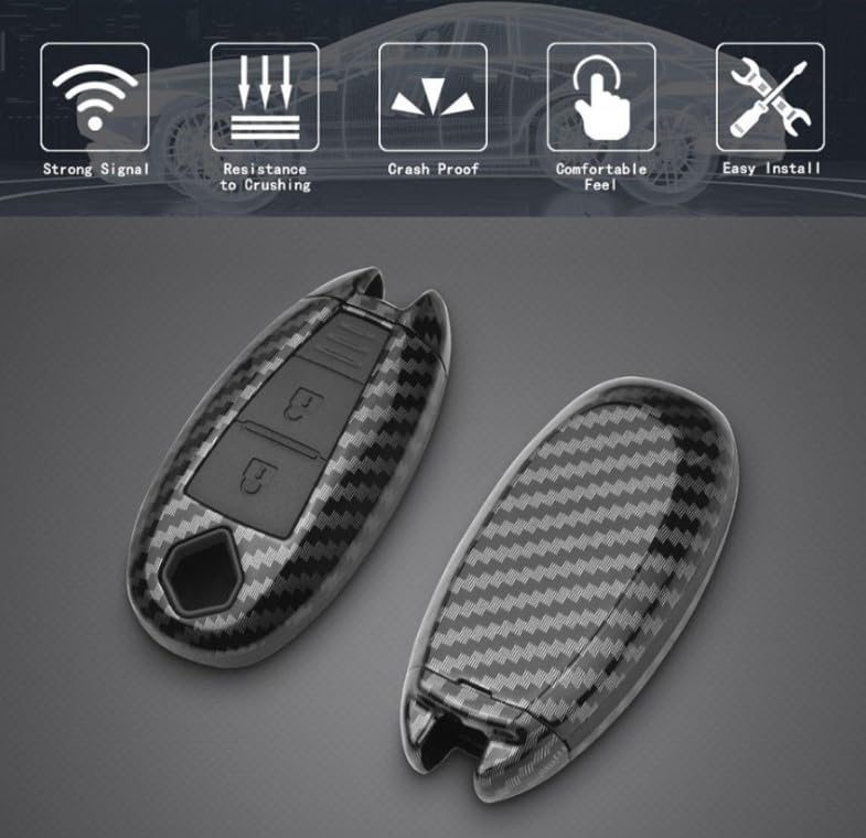 Suzuki Car Key Cover Carbon Style Design Smart Key Protective Case for Jimny Crosby
