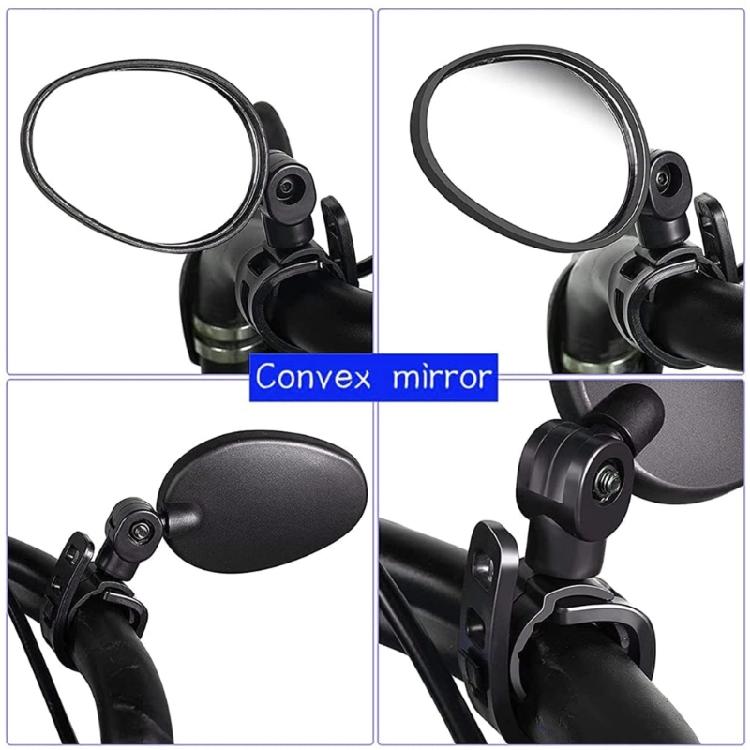 Bike Mirror Adjustable Handlebar Rearview Mirror for Bike Riding Cycling