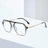 Estilo de Arte Popular Estilo Piloto Marco de Gafas de Lujo para Hombre Moda Casual Ópticas de Prescripción Anti Luz Azul Gafas para Mujer
