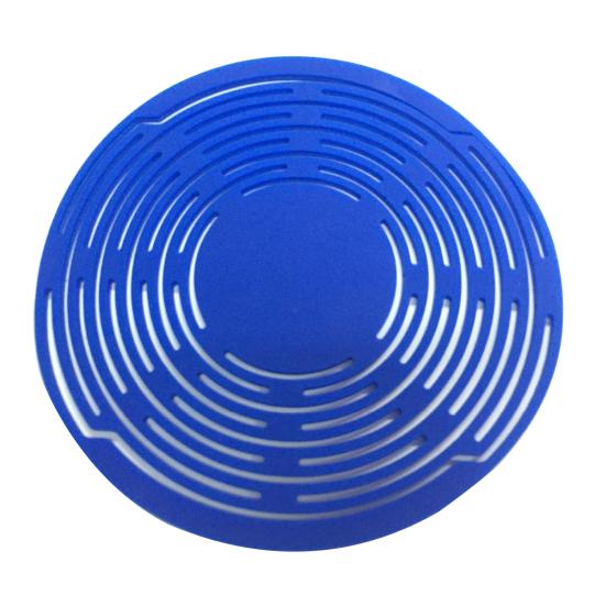 

Silicone Wine Carrier Bag Multi-Use Storage Bag Drink Holder Mesh Coaster Kitchen Basket with Handle for Wine Bottle Fruits Hot Dishes синій