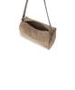 Tooamo Bella Suede Box Bag Beige