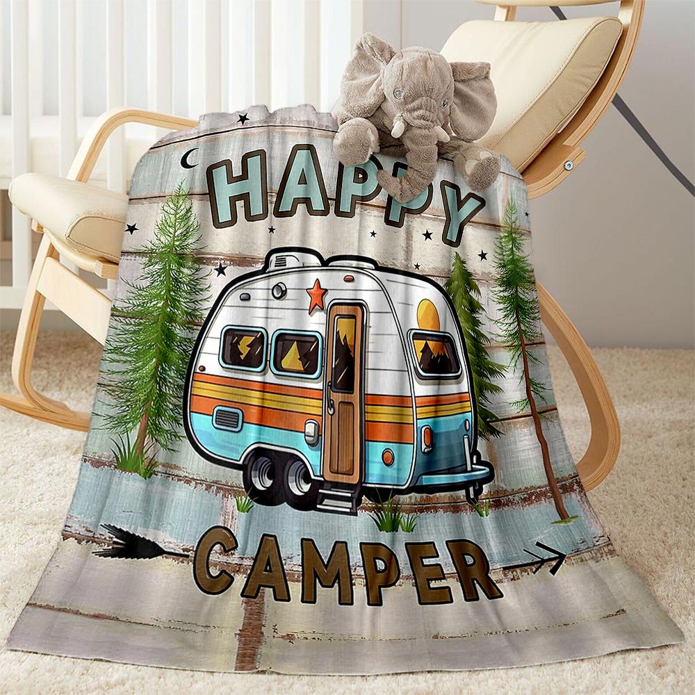 Campfire Life Adventure Blankets are suitable for living rooms,making them an ideal choice for outdoor travel and gifts.
