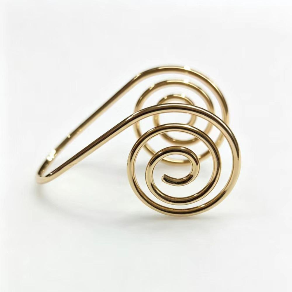 Handmade Copper Palm Ring Adjustable Reiki Energy Spiral Hand Ring for Meditation & Energy