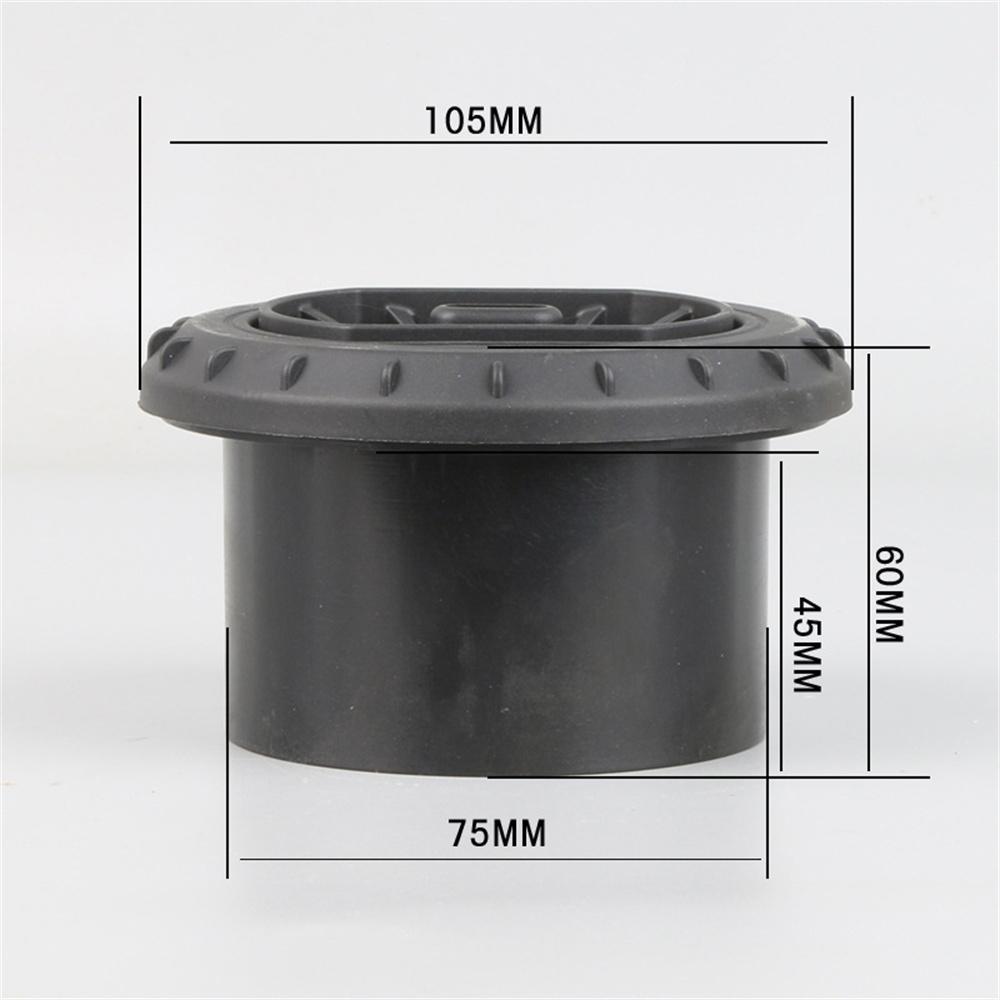 75mm Parking Heater Air Vent Car Heater Air Outlet Black For Parking Heater  2kw/5kw/8kw  D2/D4/D4S