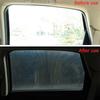 2PCS Car Sunroof Film Insulation Sunscreen Film Stickers Cover Anti-UV PVC Black Electrostatic Sticker Window