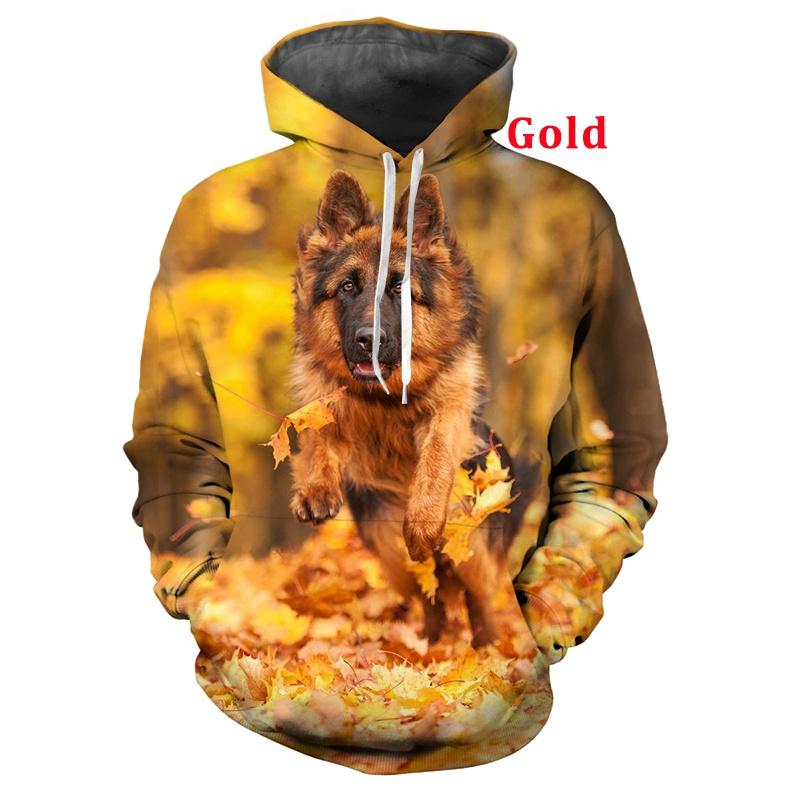 

Смешные животные Собака 3D принтованная толстовка черная немецкая овчарка толстовки свитшоты топы 2XL