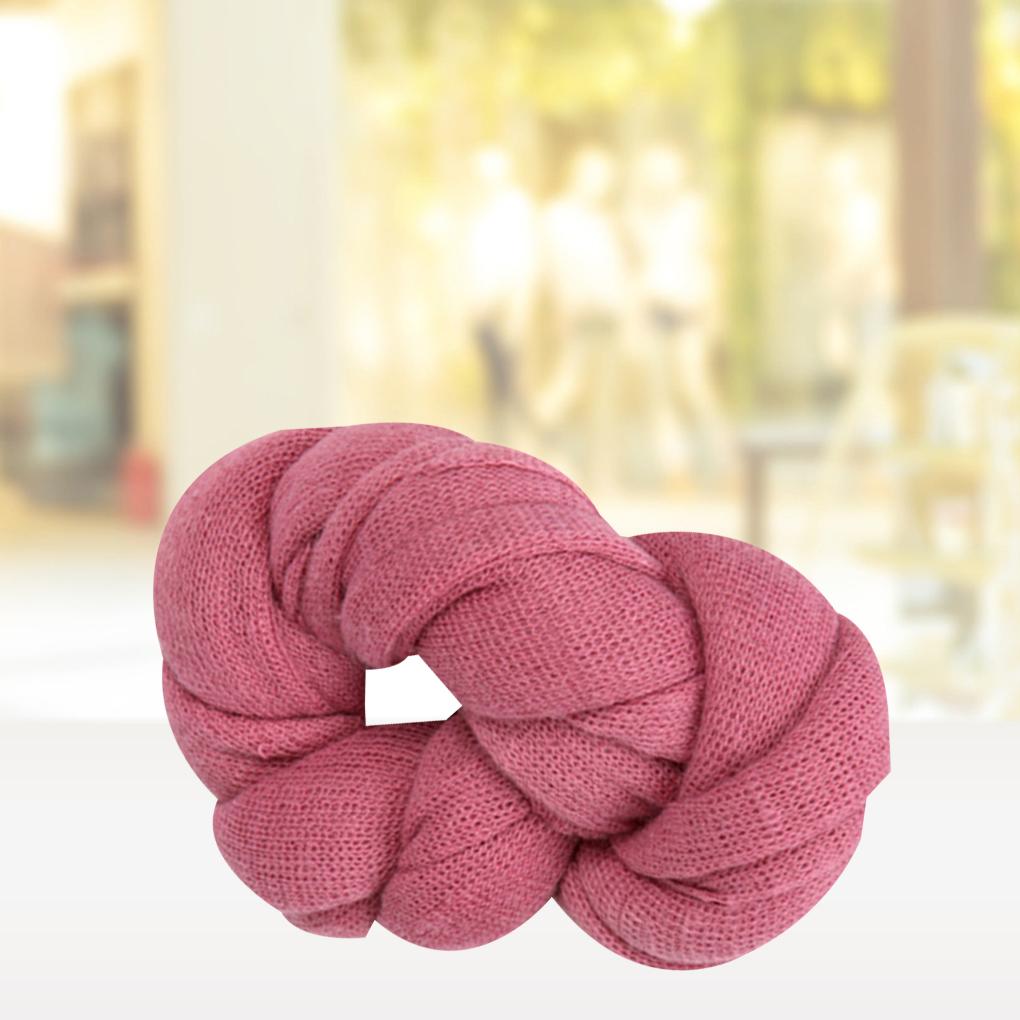 Newborn Stretch Knit Solid Wrap Baby Photography Props Blanket Infant Photo