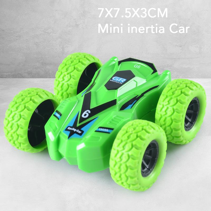 Mini Inertia Car Toys For Children Collision Automatic Turnover Double-Sided Running Car Toy Boys And Girls Fun Interactive Toys