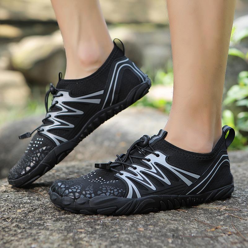 Logo Rückverfolgbarkeit Schuhe Outdoor Schnorcheln Strandschuhe Damen Schnelltrocknende Tauch-Schwimmschuhe Rutschfest und Schnittfest Watschuhe