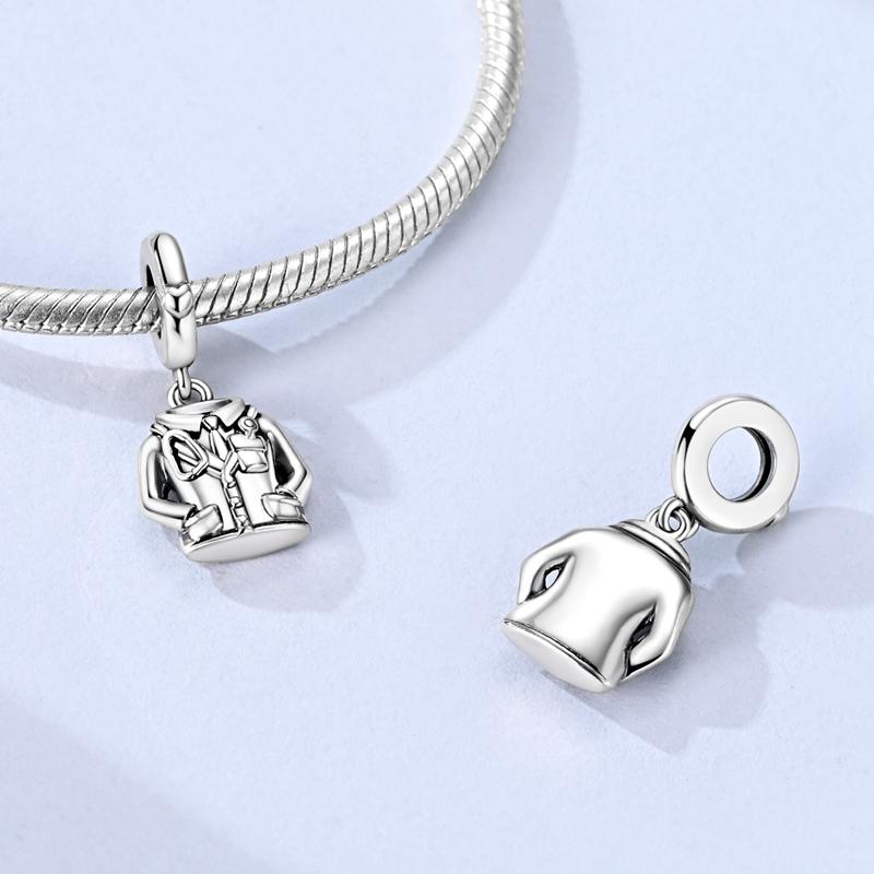 925 Sterling Silver Charms Nurse Hat Stethoscope Doctor Coat Uniform Pendant Fit Original Bracelet For Women DIY Jewelry Gift