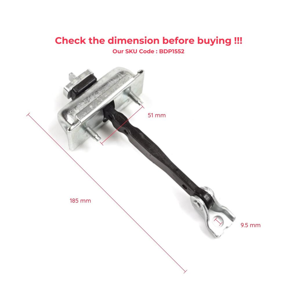 EDP1552 Front Door Stop Check Assy Limiter Strap for Vauxhall Opel Insignia B Z18 2017-On Buick Regal MK6 2018–2020 39089087