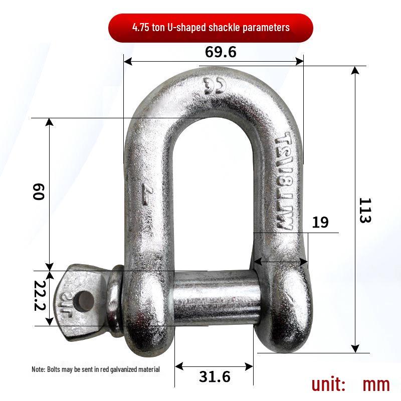 American Bow-Shaped Heavy-Duty Shackle Ring Lock