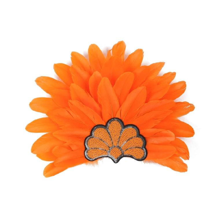 Feather Headbands Sequins Mardi Gras Headwear for Girls Masquerade Accessories