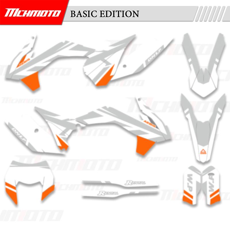 MCHMFG For KTM SX SXF XC XCF 2013 2014 2015 EXC XCW 2014 2015 2016 Graphics Decals Stickers Kits Number Name Background