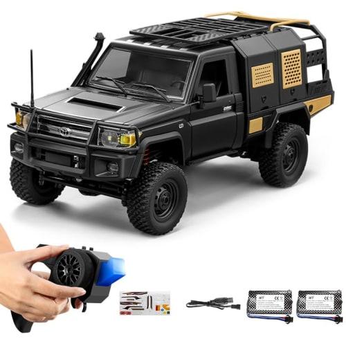 MN MODEL 1:12 Scale RC Land Cruiser 79 MN-82S Crawler with Technical Approval Mark, 4WD Off-Road Car, Officially Licensed Model, Birthday Gift for Boy