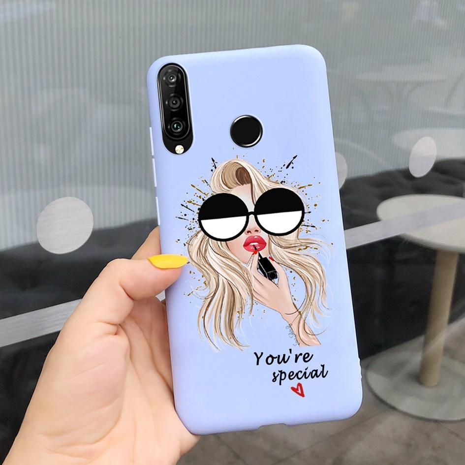 For Huawei P30 Lite Pro Case Fashion Girls Butterfly Bees Soft Fundas For Huawei P30 Pro VOG-L29 ELE-L29 P 30 Lite P30lite Coque