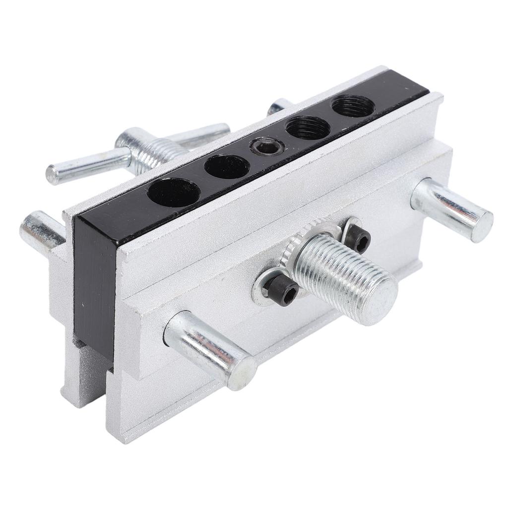 Self Centering Dowel Jig Kit Drill Guide Jig Block for Straight Holes with Bushings Woodworking Adjustable Width