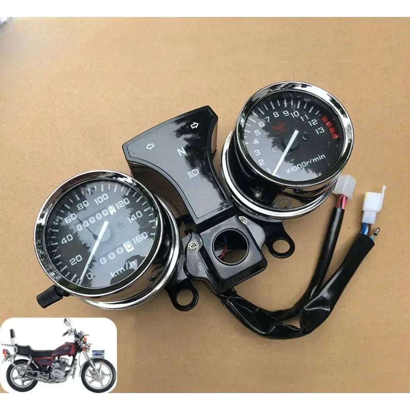 Motorcycle Instruent Tachometer Speedometer for Honda Jialing CM125 SDH125 125cc 1/2 Cables Tacho Speed Meter Clock Assembly