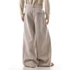 Y2K Fashion Black Striped Pleated Baggy Jeans Pants Men Clothing Wide Leg Casual Cotton Long Trousers