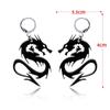 Streetwear Schmuck Cool Chic Drachenmuster Drachen Ohrringe Hängeohrringe Tropfenohrringe Drachenpfeile Stecker