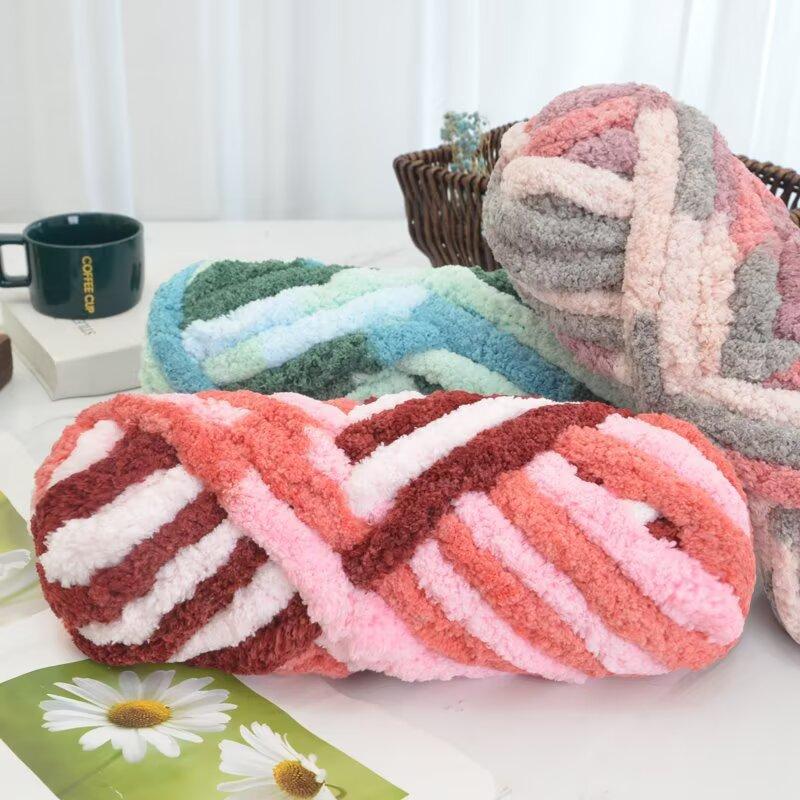 Yarn Suitable for Finger Knitting, Handmade DIY Knitting Materials, Very Thick Yarn Balls for Hand Knitting Blankets, Carpets, Cushions, Scarves, Hats