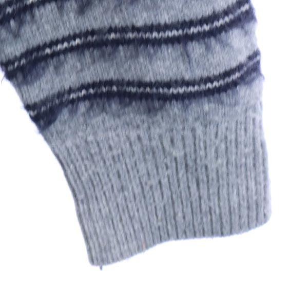 ALLSAINTS wool blend Long sleeve knit S Gray sweater Men's Used