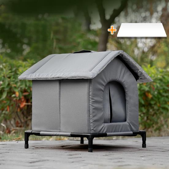 Venkovní kočičí bouda Větruodolná Vodotěsná Útulný kočičí úkryt Snadná montáž Teplý izolovaný úkryt
