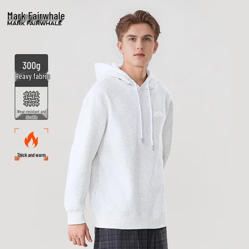 Mark Fairwhale Men's Heavyweight American Casual Hoodie